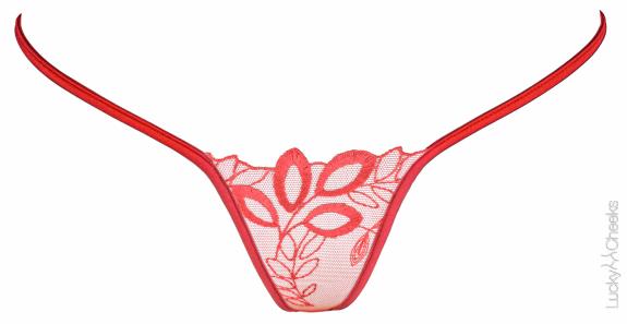 Red Twig - Mini G-String by Lucky Cheeks
